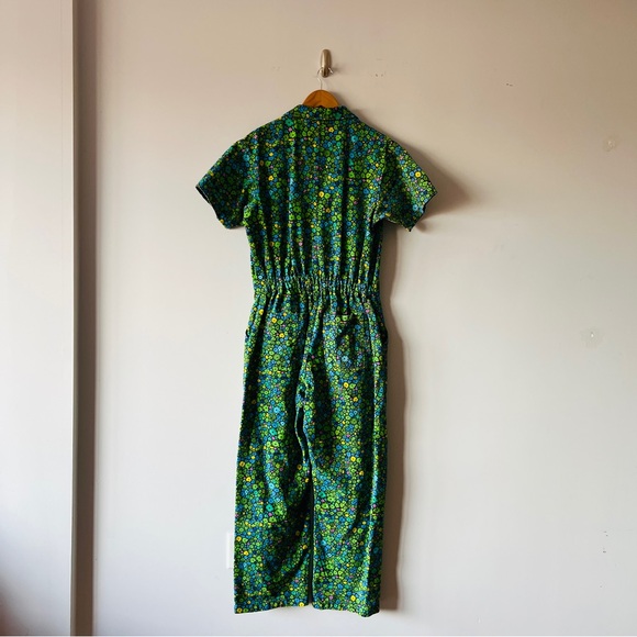 Big Bud Press Rare jumpsuit moss blossom print Size Large - Picture 9 of 9